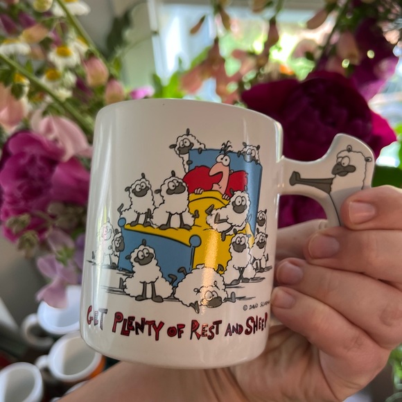 funny vintage sheep mug - Picture 4 of 4